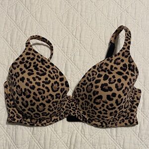 Soma Wild Leopard Print Bra - Brown and Black